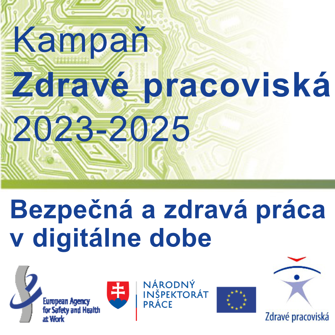 Kampaň Zdravé pracoviská 2023 až 2025