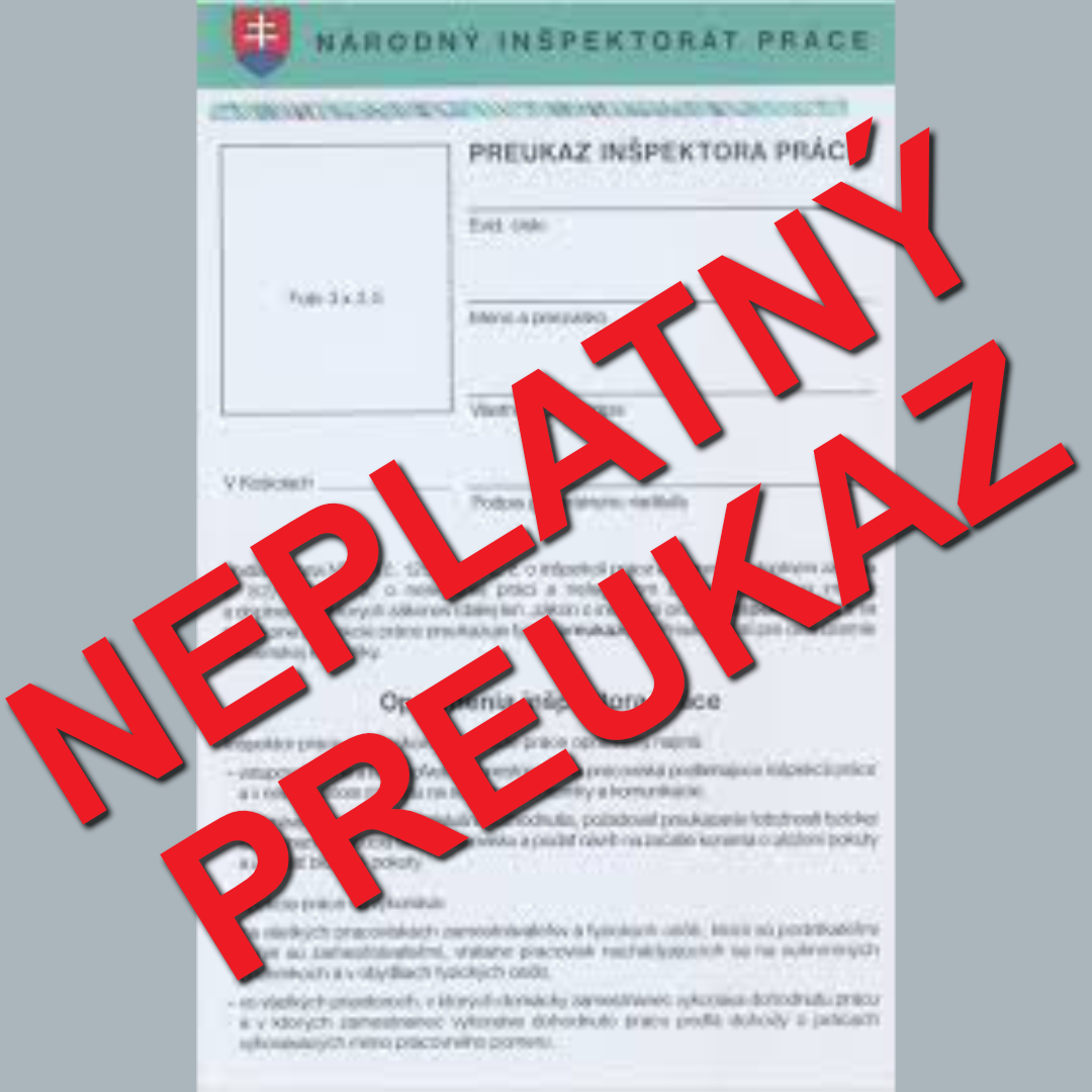 Neplatný preukaz IP
